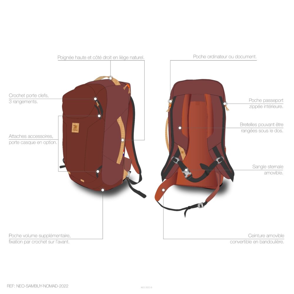 NEO Sambuy Nomad – Reiserucksack