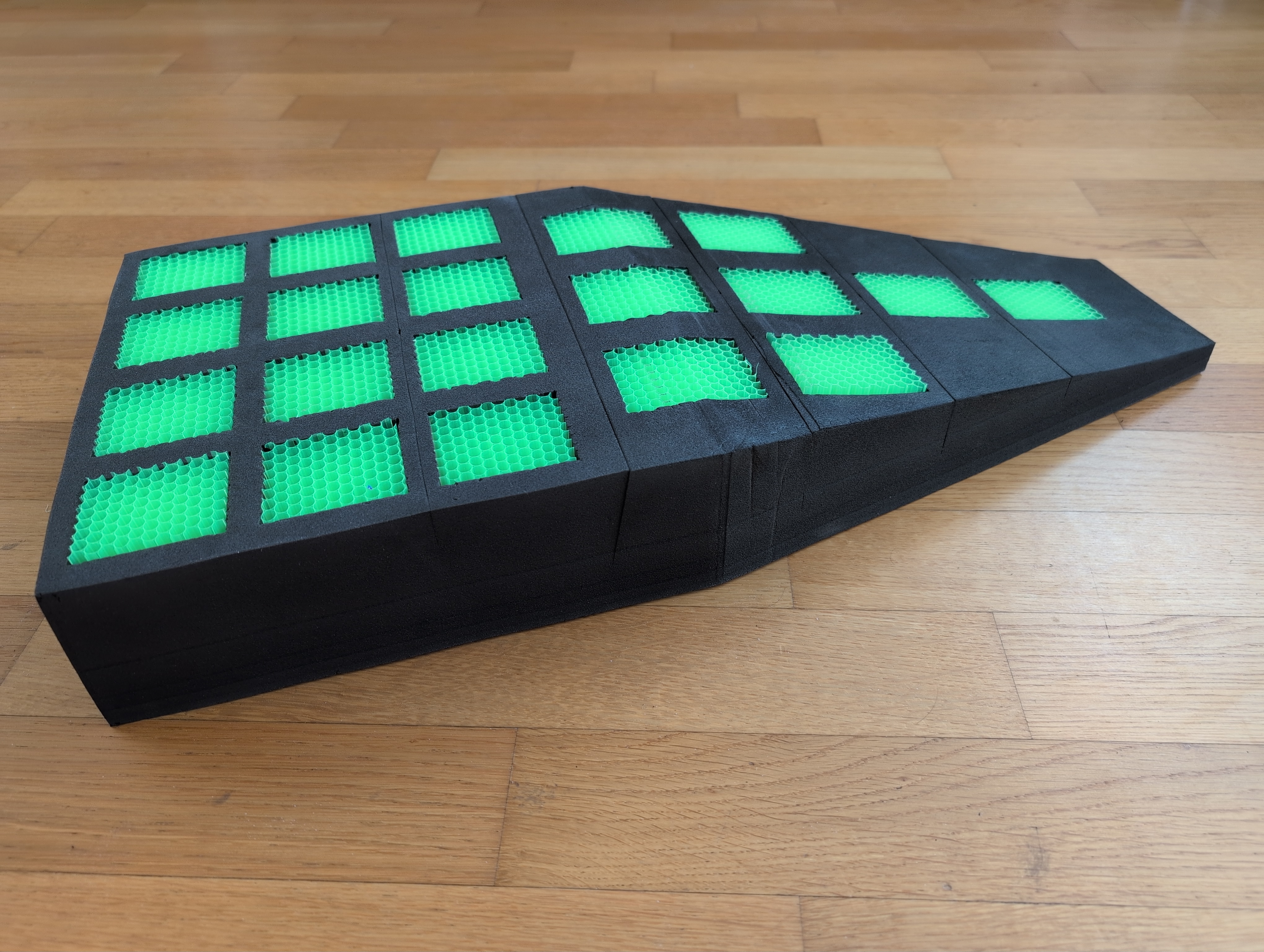 Koroyd Protektor Elemente für Gurtzeuge von Gin, Neo etc.