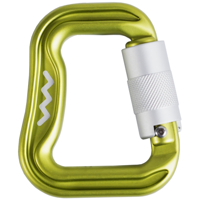 Edelrid Alias II rot und grün Woody Valley Karabiner