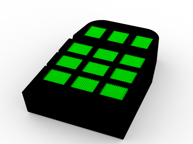 Koroyd Protektor Elemente für Gurtzeuge von Gin, Neo etc.