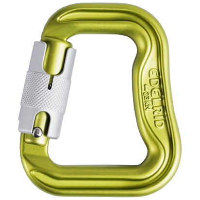 Edelrid Alias II rot und grün Woody Valley Karabiner