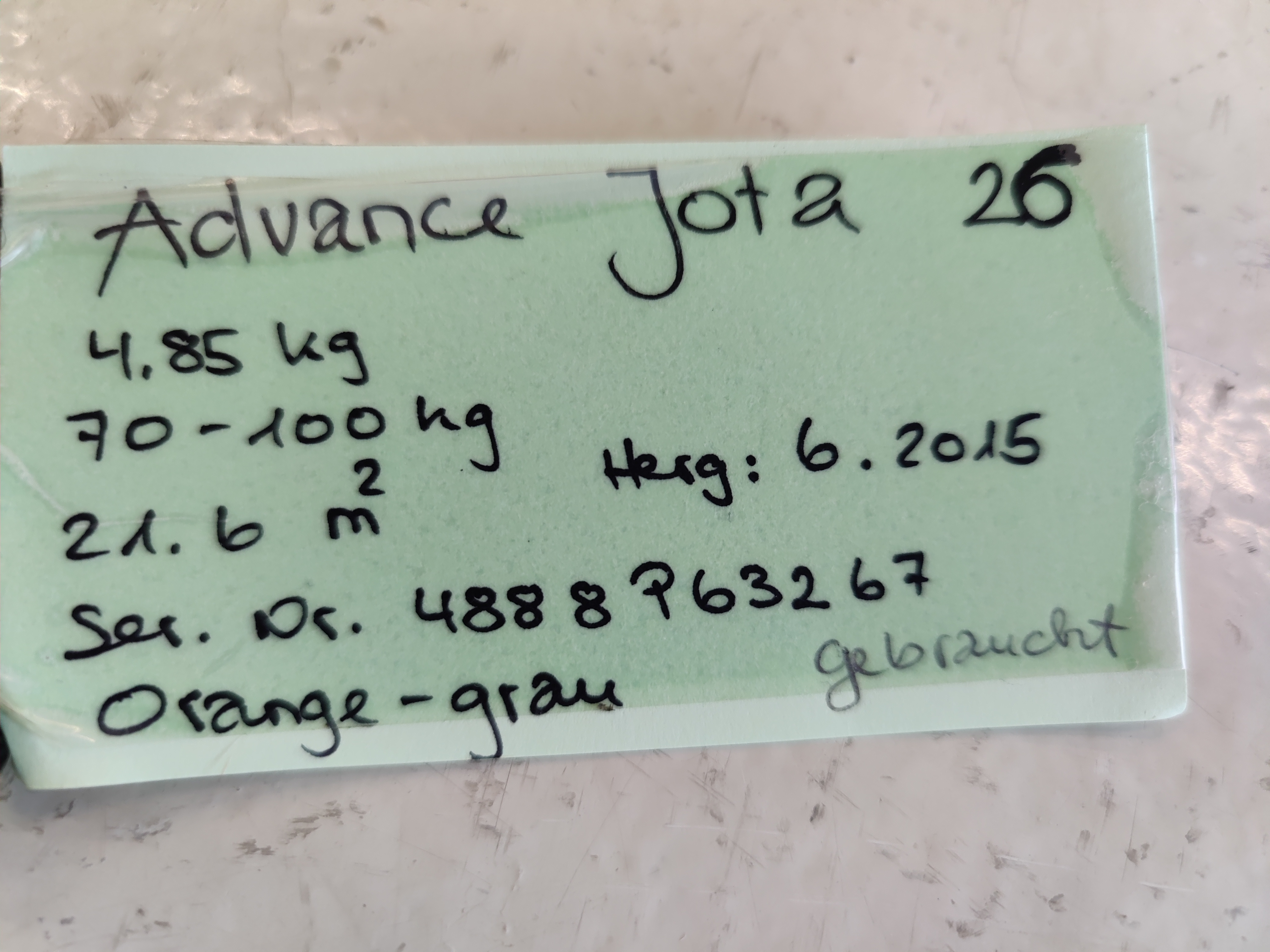 Advance Iota 26  Occasion                